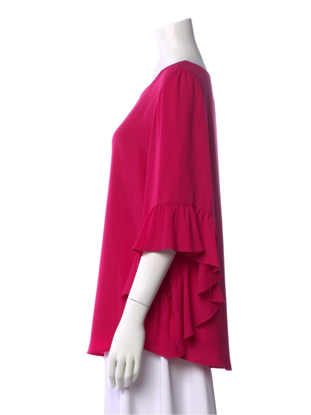 Joseph Ribkoff Ruffle-Sleeve Blouse - Picture 2 of 3